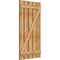 Ekena Millwork Spaced Board-n-Batten Shutters w/Z-Bar, Rough Sawn Western Red Cedar, 28 7/8W x 54H, PR RBS06Z29X054RWR - alternate 4